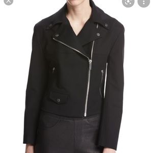 NWT Helmut Lang black biker moto jacket Large